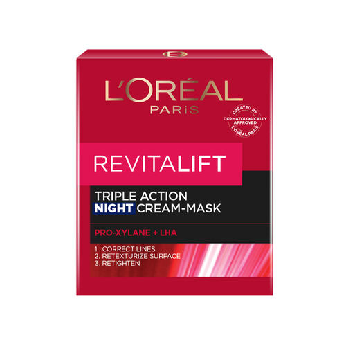 L'ORÉAL PARIS - Revitalift Triple Action Night Cream Mask