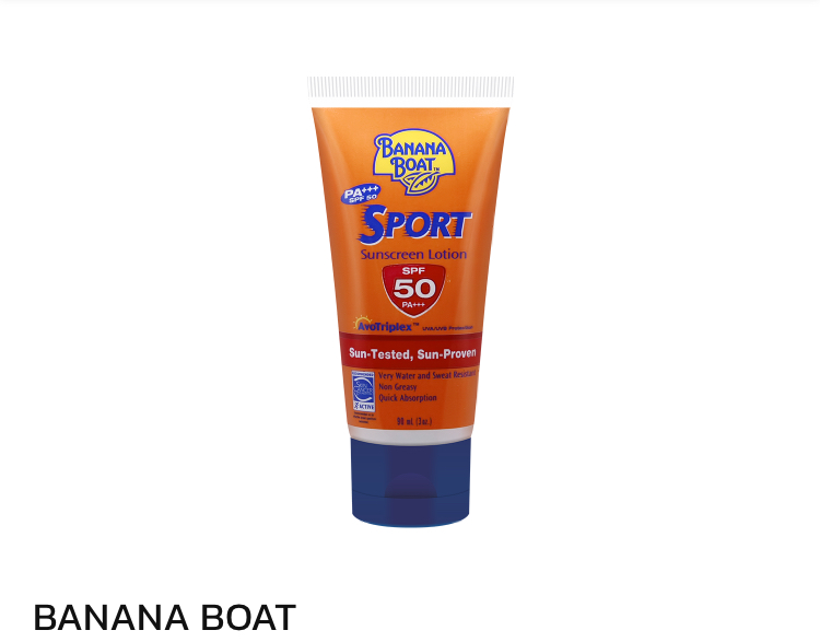 BANANA BOAT Sport Sunscreen Lotion SPF 50 PA+++